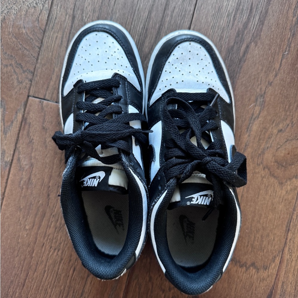 Nike Black and White Jordan's